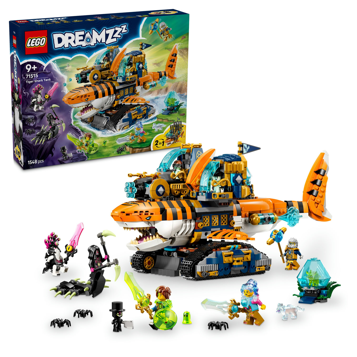 BrickMagic.Asia | 71515 LEGO® DREAMZzz™ Tiger Shark Tank