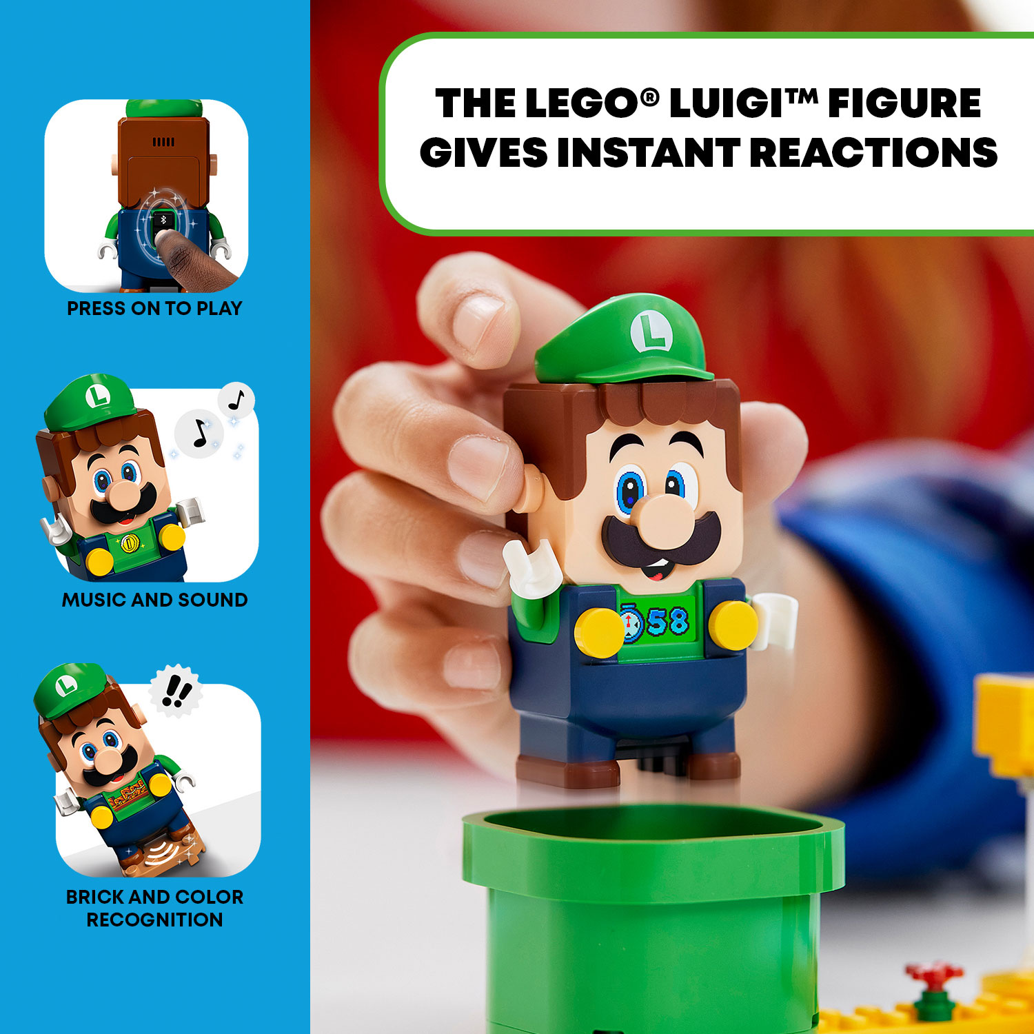 Lego best sale mario reactions