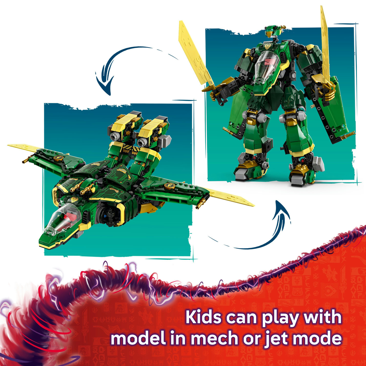 BrickMagic.Asia | 71845 LEGO® NINJAGO® Lloyd's Jet Mech