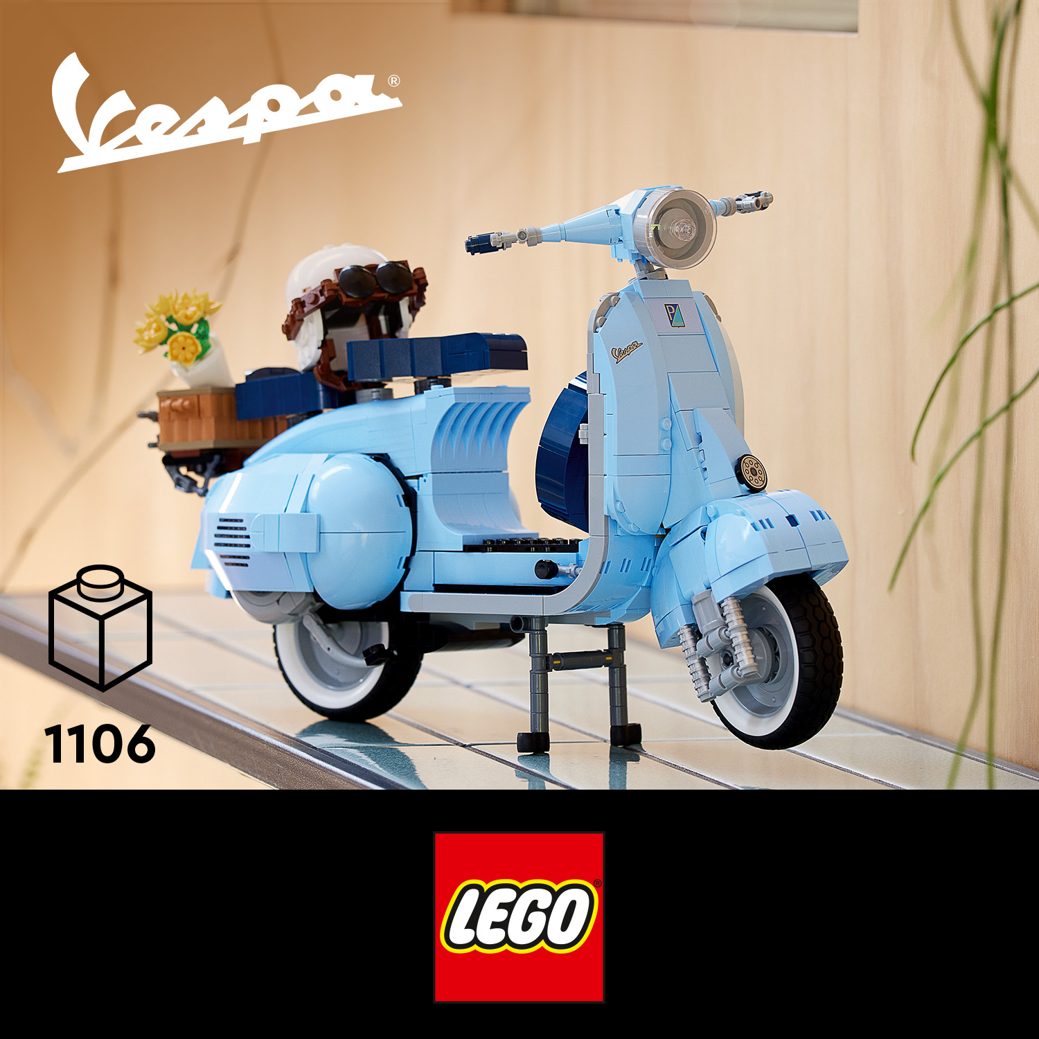 10298 Icons: Vespa 125 1960s - 1106 Pieces store