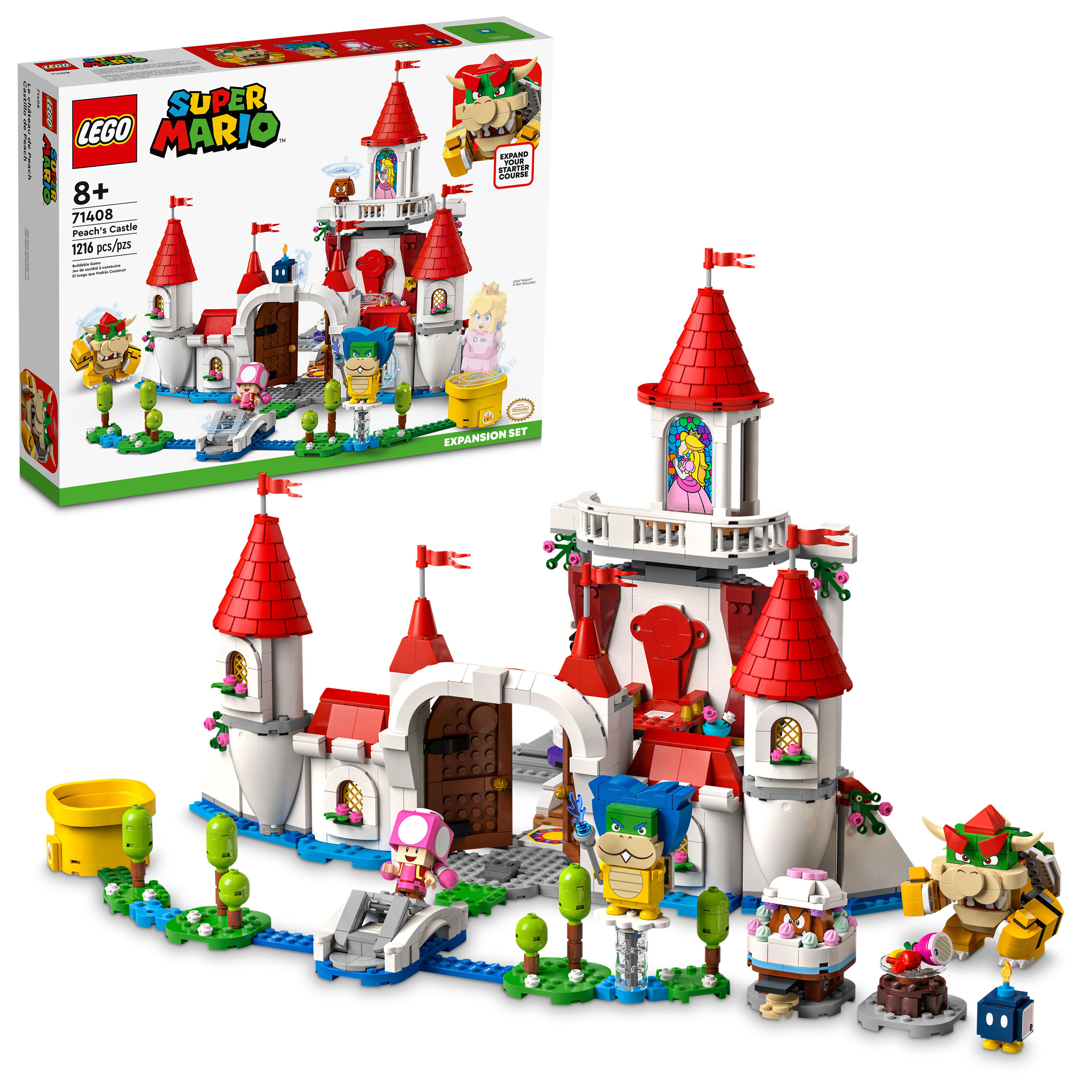 BrickMagic.Asia | 71408 LEGO® Super Mario™ Peach's Castle