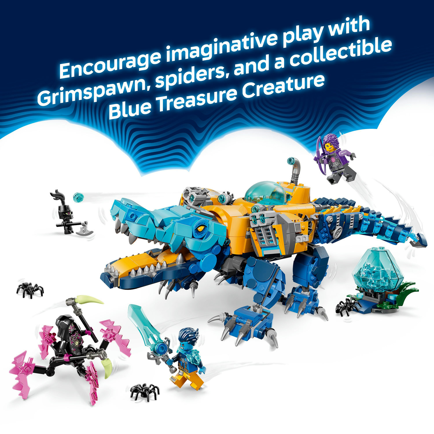 BrickMagic.Asia | 71512 LEGO® DREAMZzz™ Crocodile Submarine