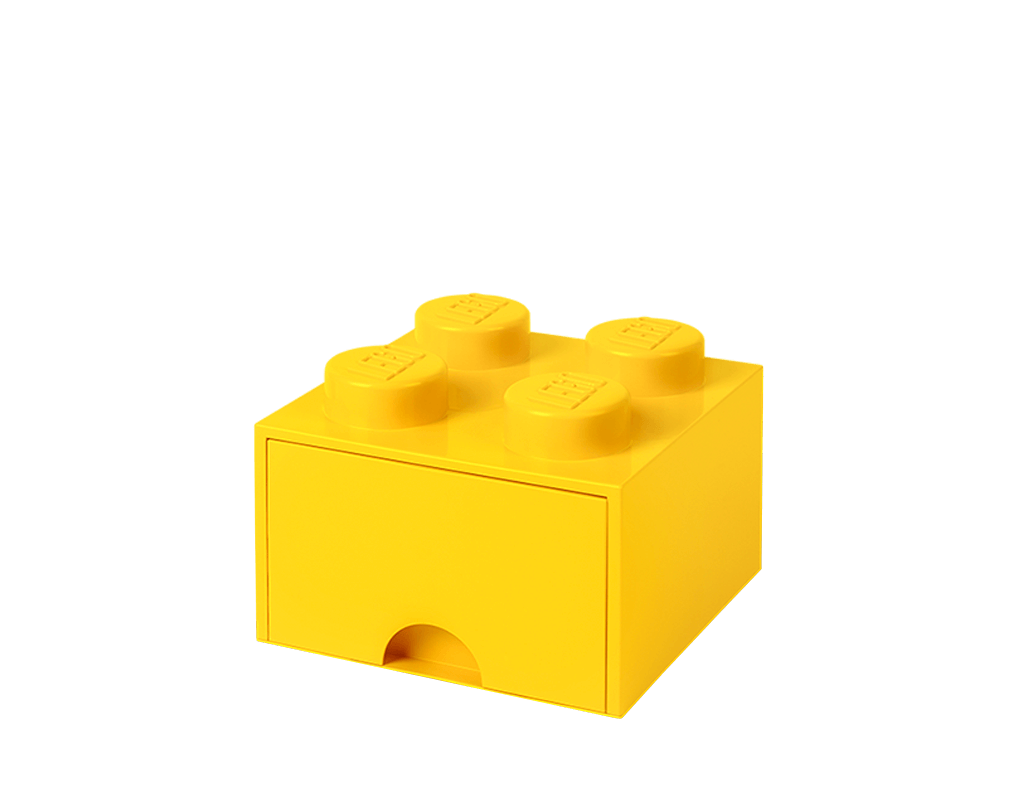 lego storage drawer 8 yellow