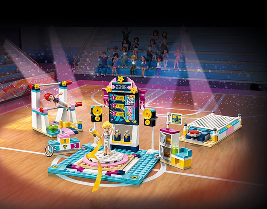lego friends stephanie's gymnastics show
