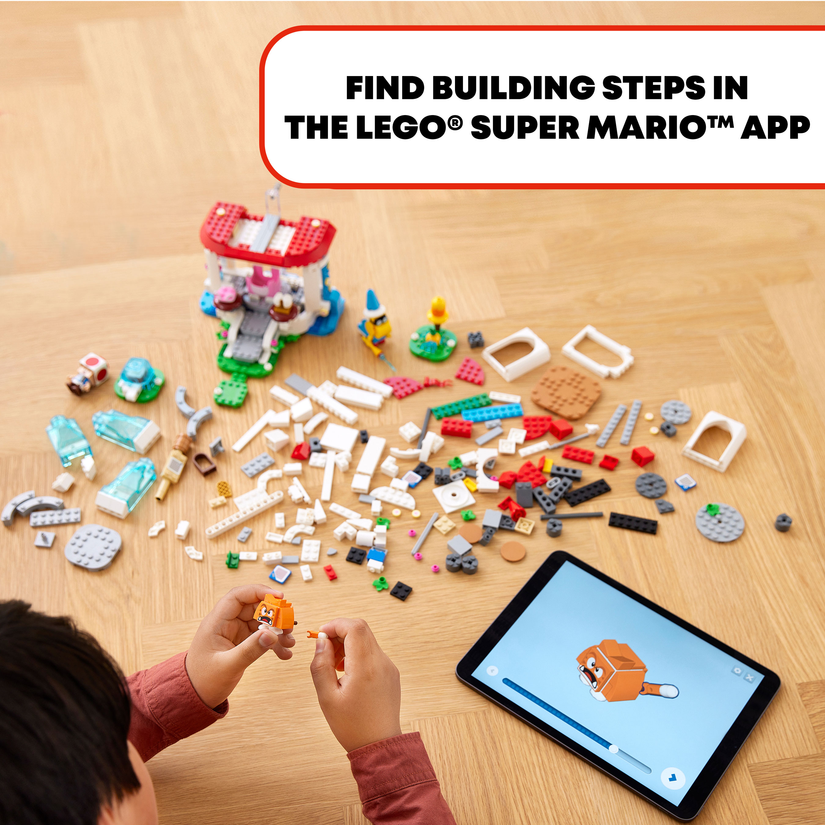 Mario lego fire online suit