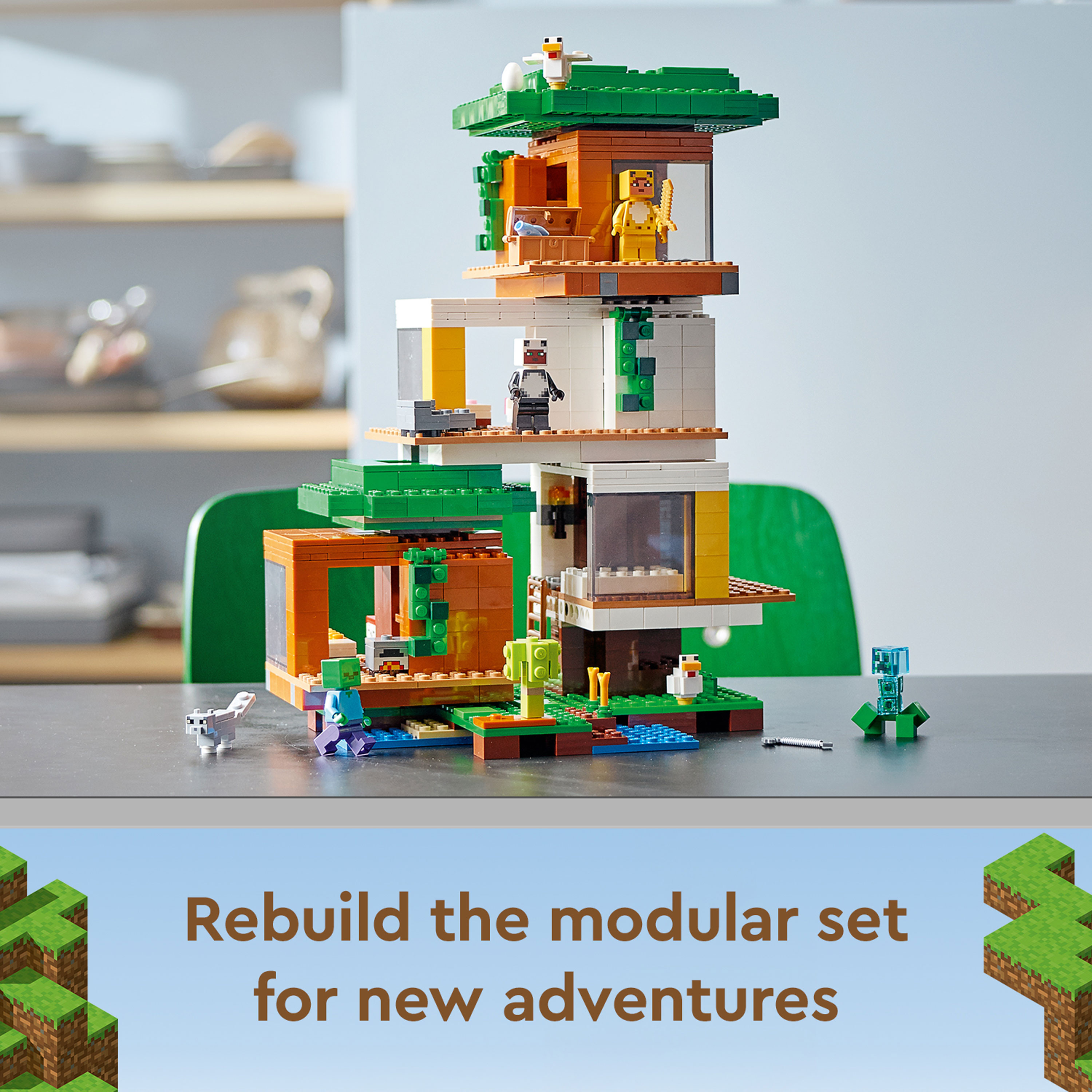 Brickmagic Asia Lego Minecraft The Modern Treehouse