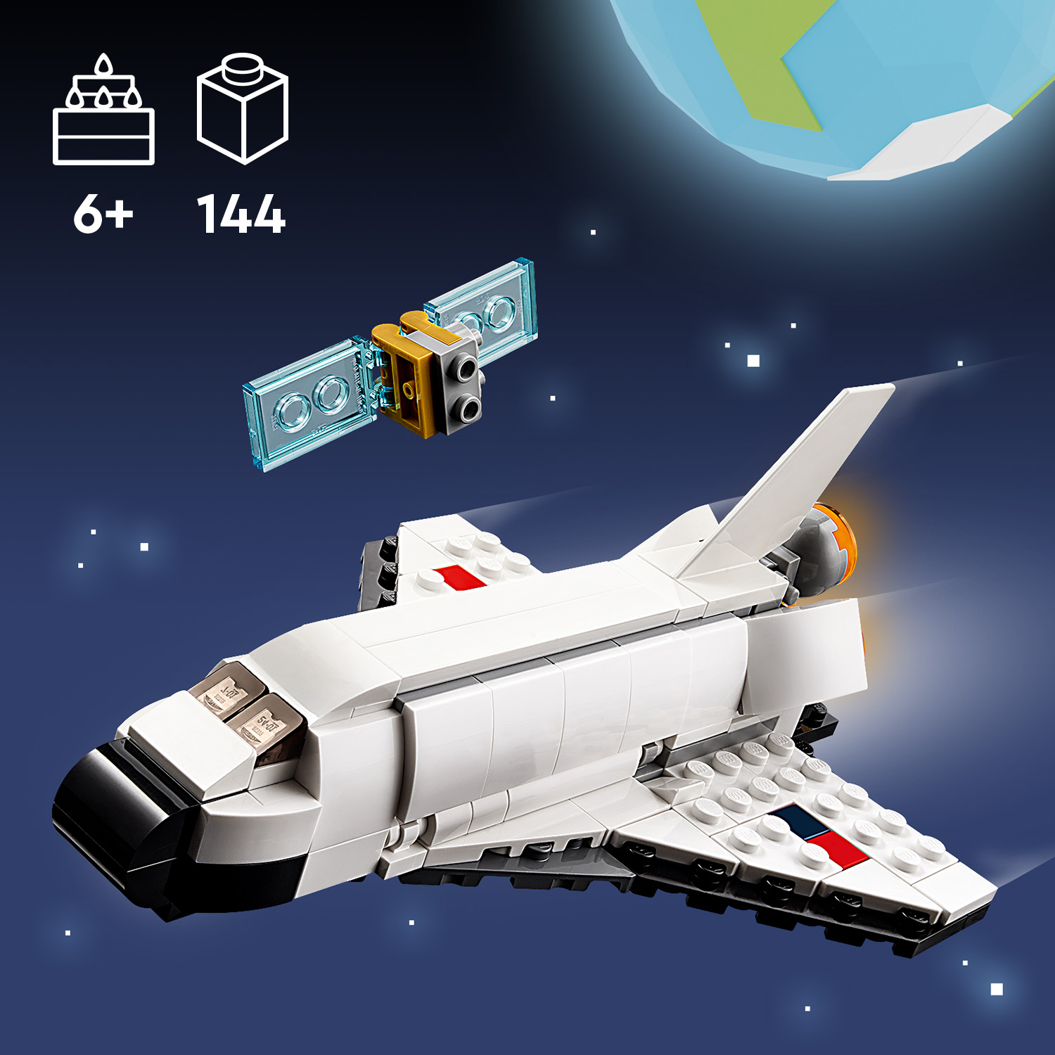 lego creator 3 in 1 space shuttle