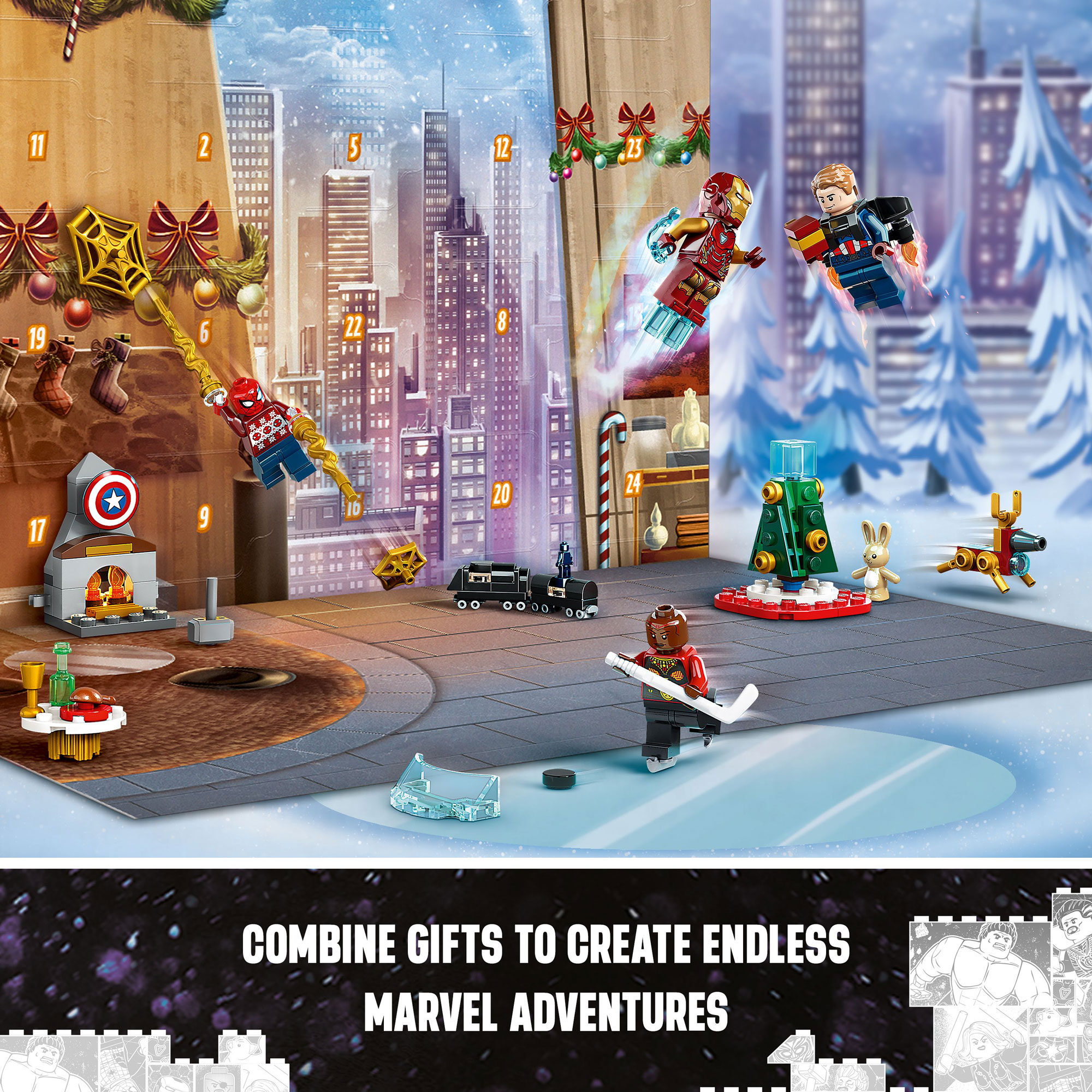 BrickMagic.Asia | 76267 LEGO® Marvel Avengers Advent Calendar 2023