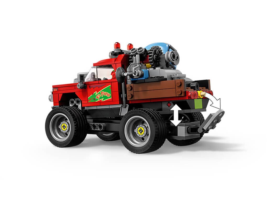 lego hidden side stunt truck