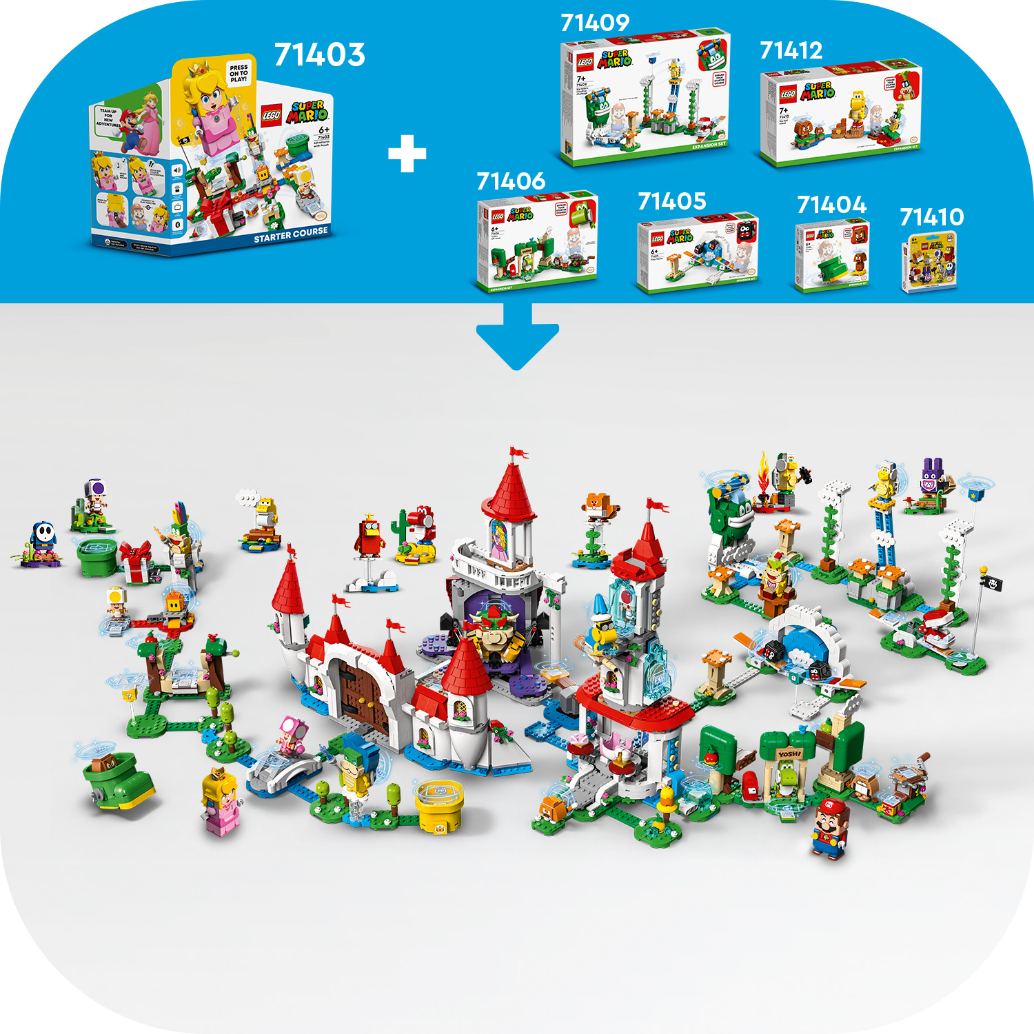 LEGO Super Mario Big Bad Island Expansion Set 71412