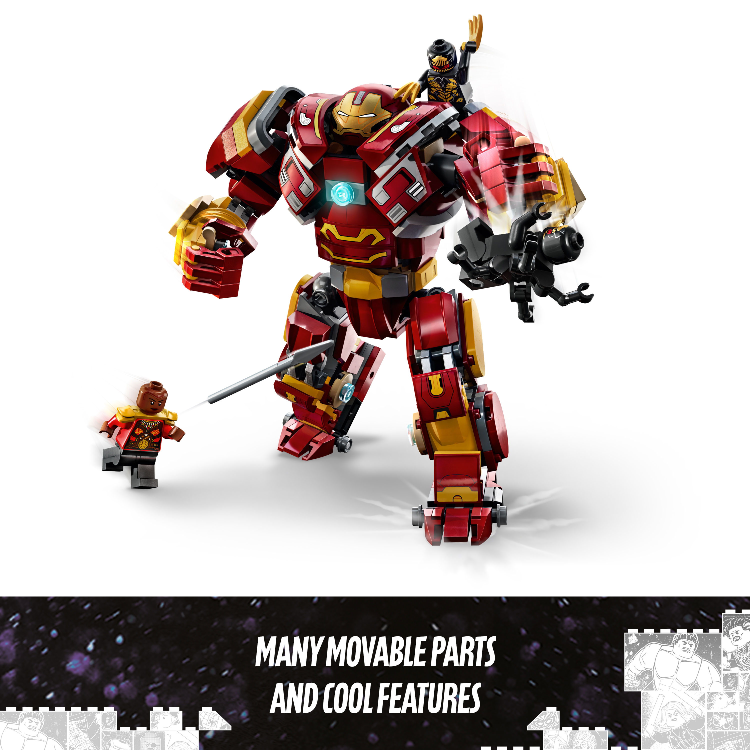 LEGO Marvel 76247 The Hulkbuster: The Battle of Wakanda - Brick
