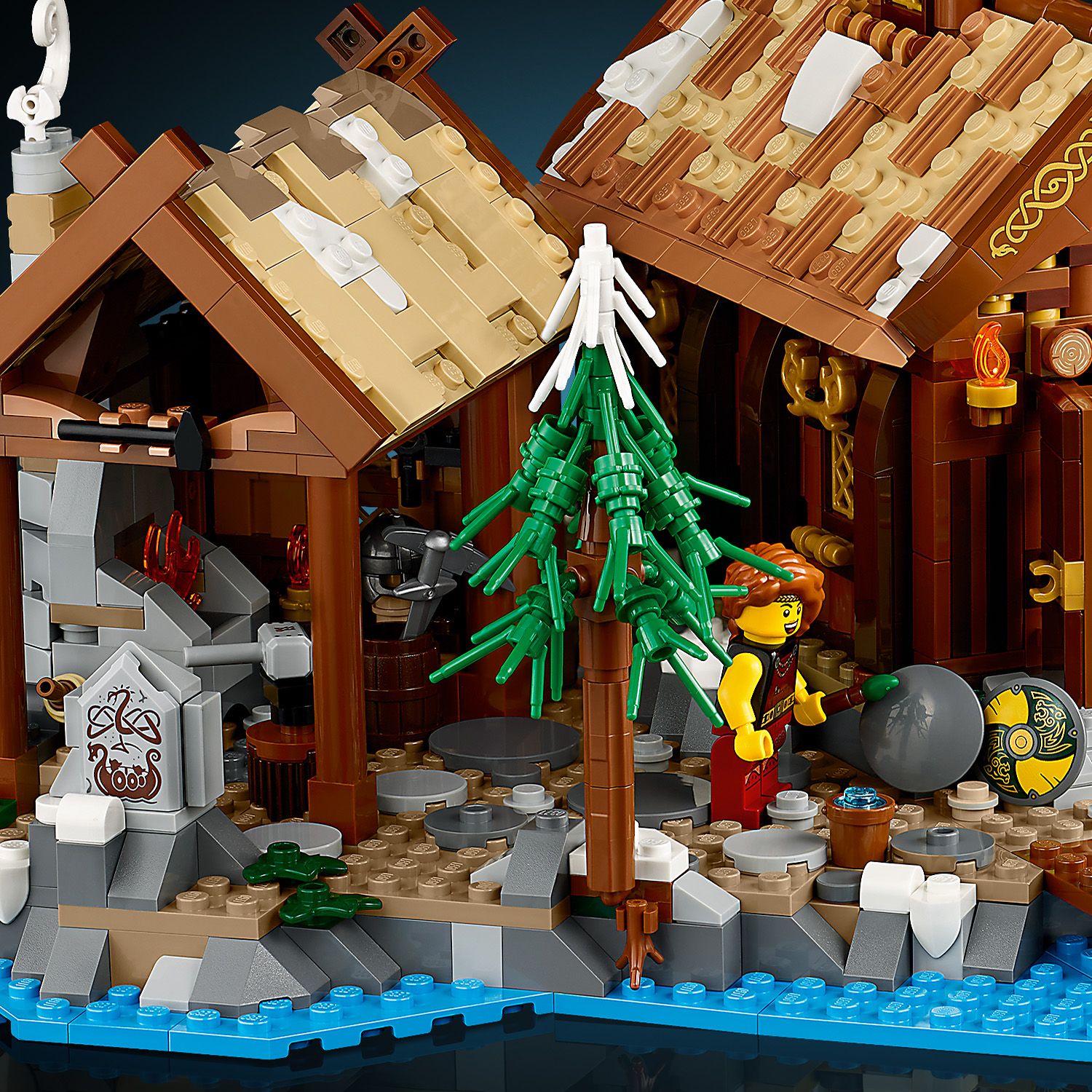 LEGO Ideas Viking Village Model Building Set 21343