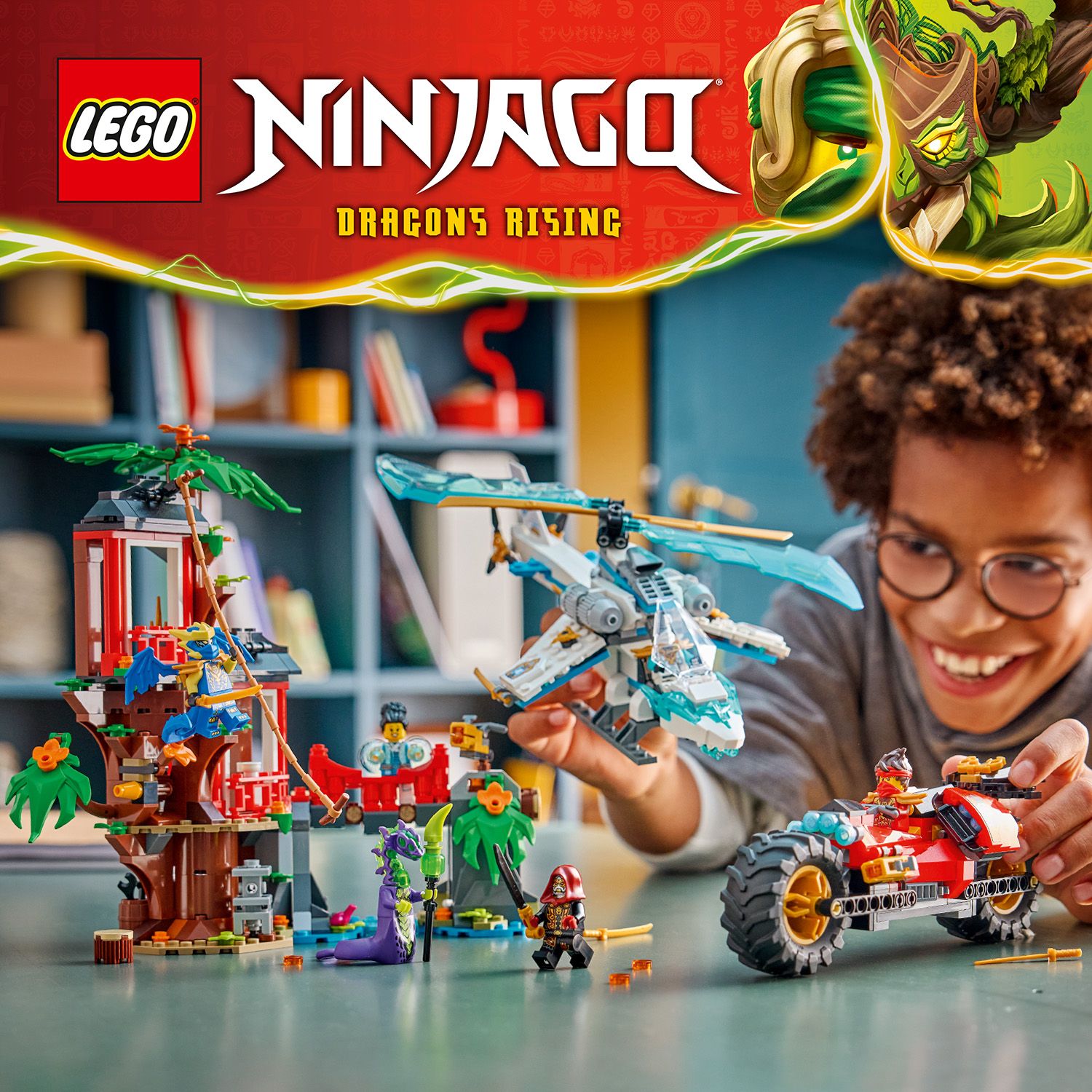 BrickMagic.Asia | 71857 LEGO® NINJAGO® Ninja Vehicle Tree House Battle