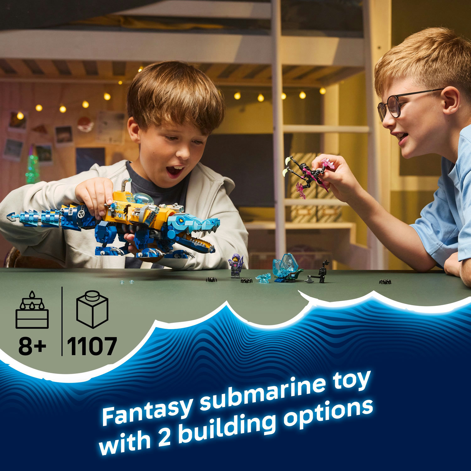 BrickMagic.Asia | 71512 LEGO® DREAMZzz™ Crocodile Submarine