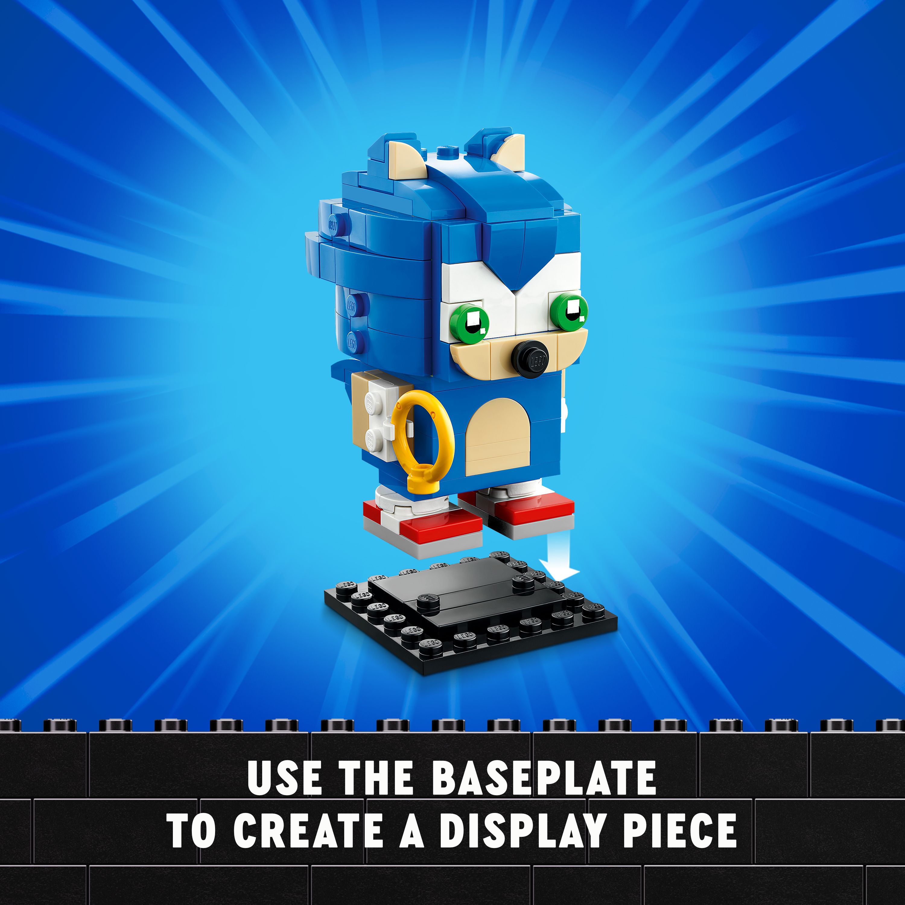 LEGO BrickHeadz 40627 - Sonic The Hedgehog™, Blue