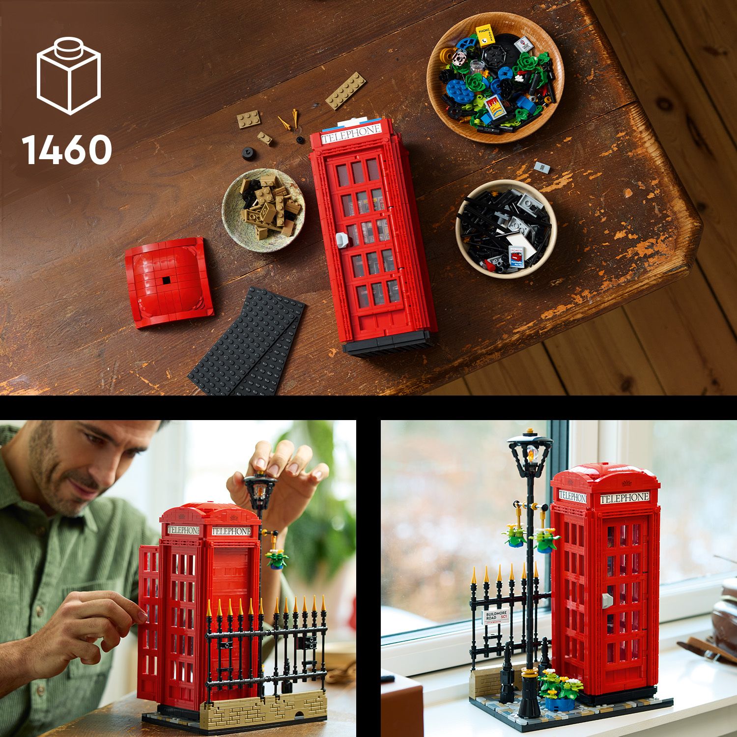 BrickMagic.Asia | 21347 LEGO® Ideas Red London Telephone Box