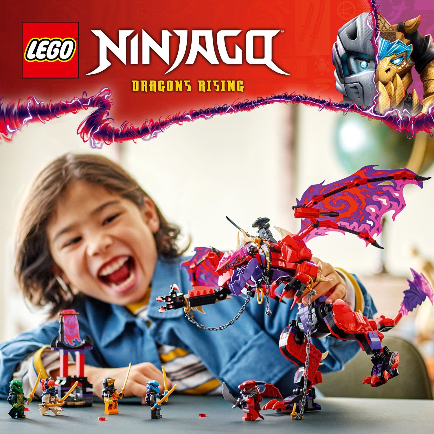 BrickMagic.Asia | 71832 LEGO® NINJAGO® Thunderfang Dragon of Chaos