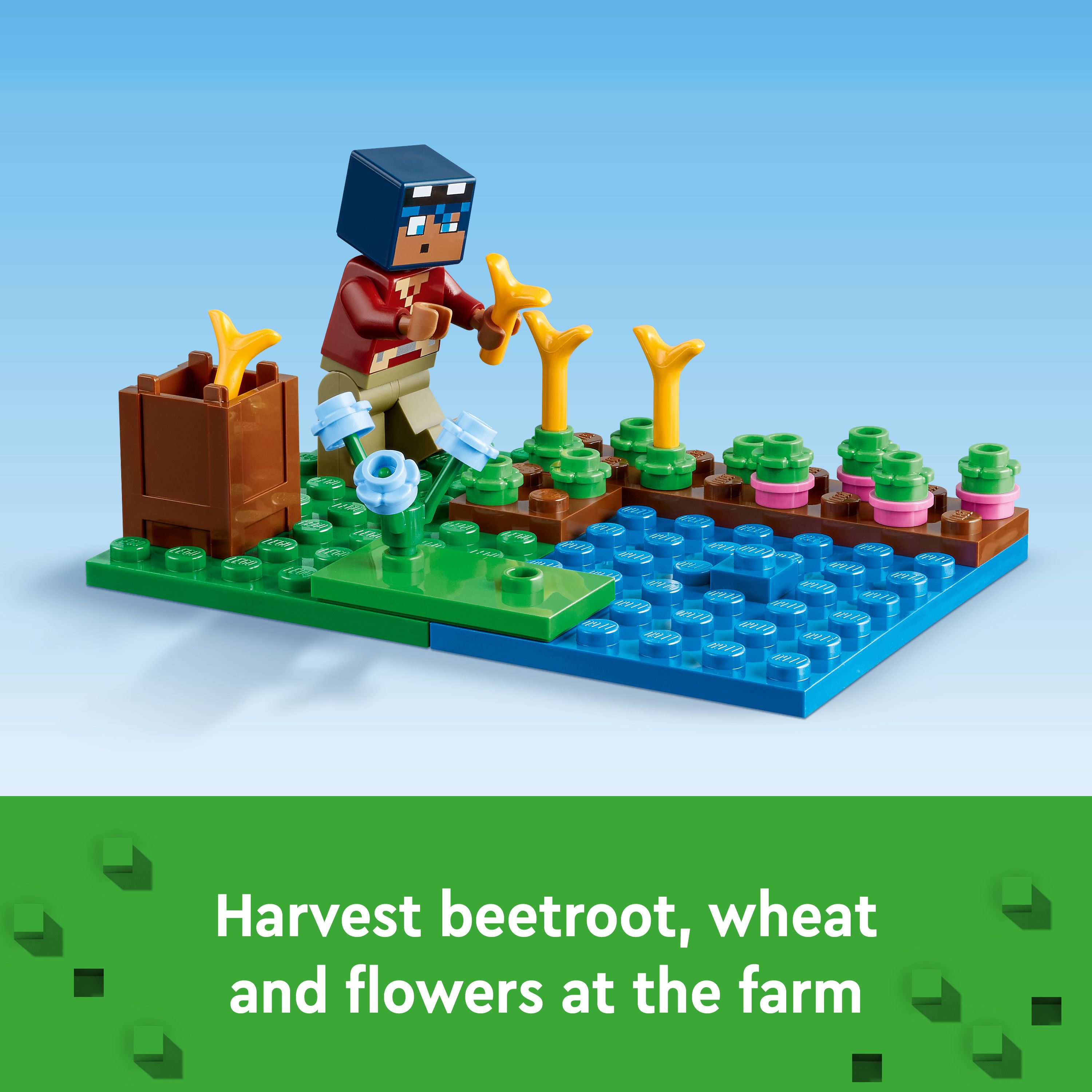 minecraft farm house lego