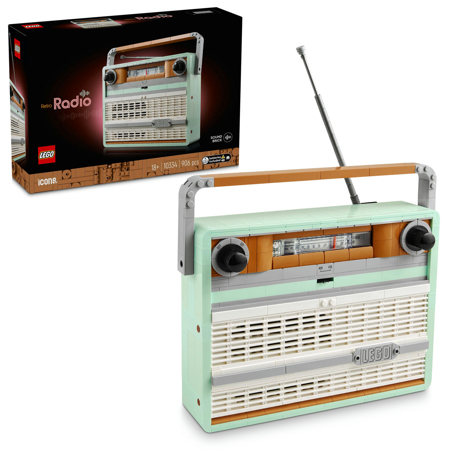 BrickMagic.Asia | 10334 LEGO® Icons Retro Radio