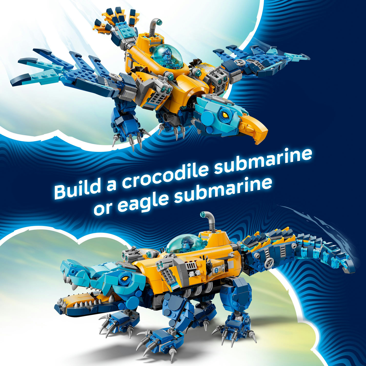 BrickMagic.Asia | 71512 LEGO® DREAMZzz™ Crocodile Submarine