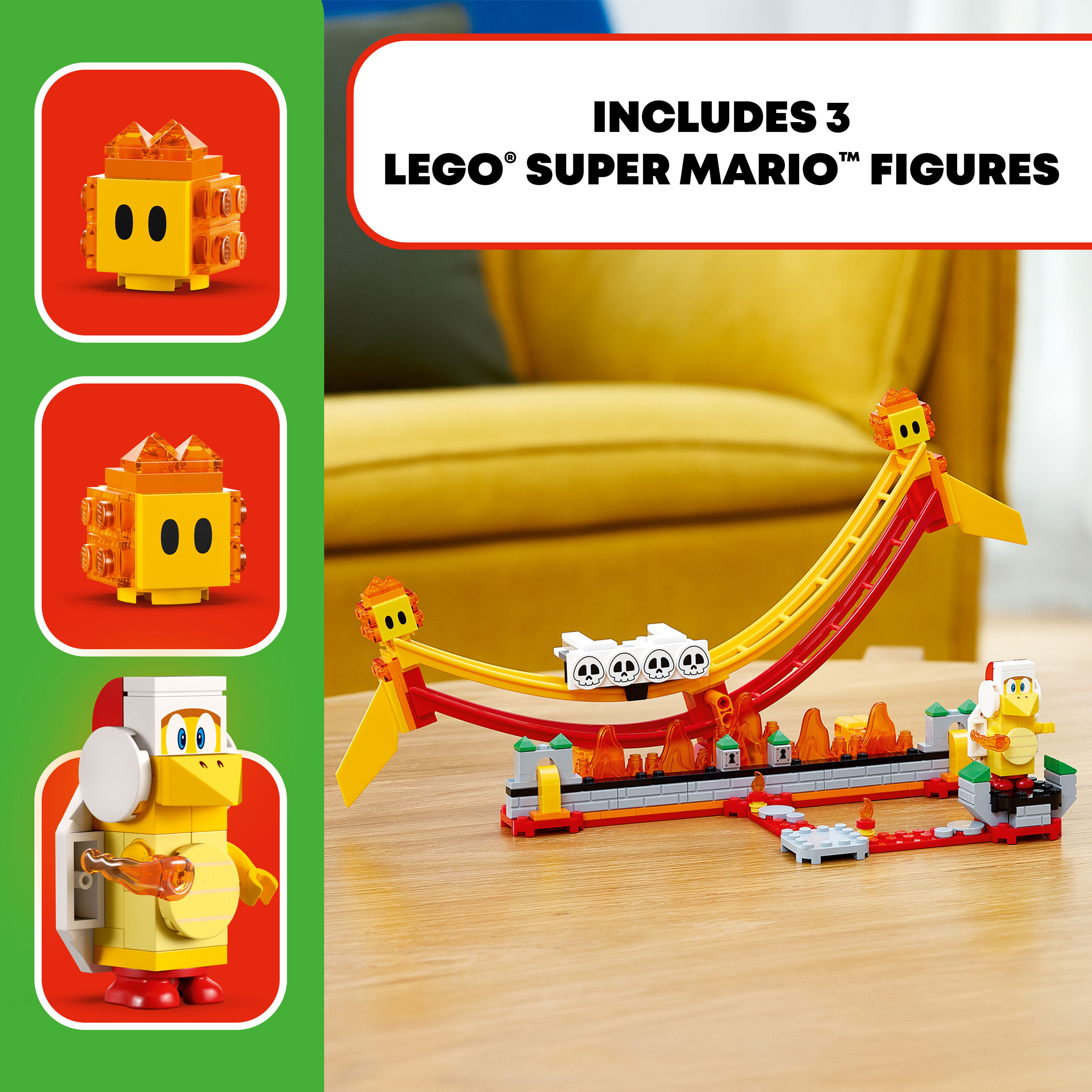 BrickMagic.Asia 71416 LEGO Super Mario Lava Wave Ride